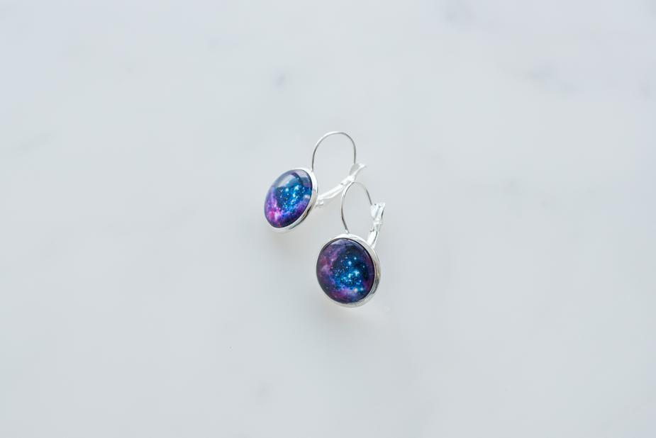 Galaxy Earrings by dav store