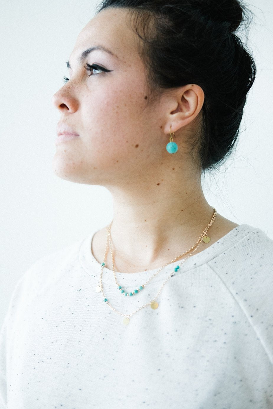 Pretty Gold Necklace by dav store