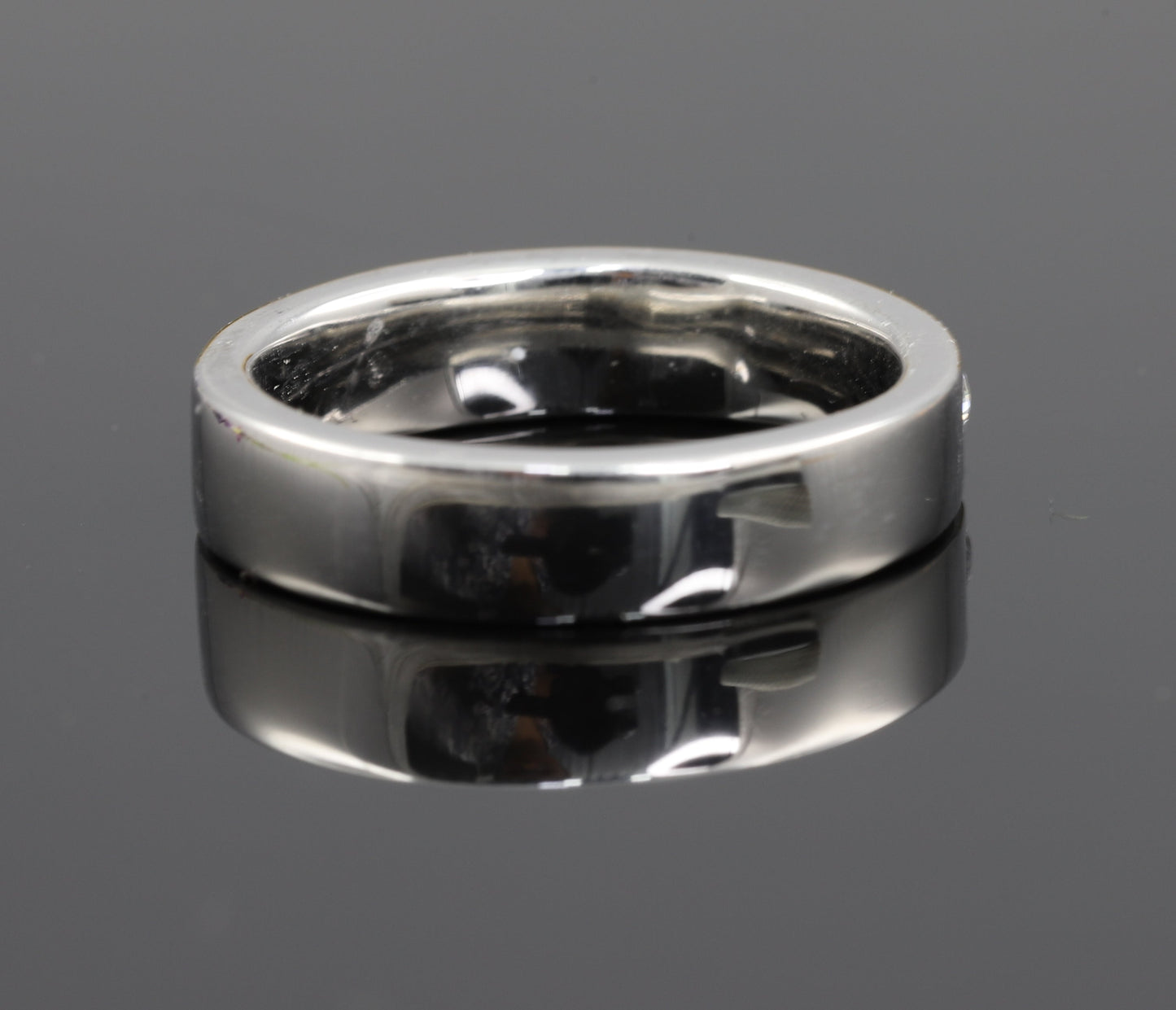 Channel Set Half Eternity Moissanite Wedding Band