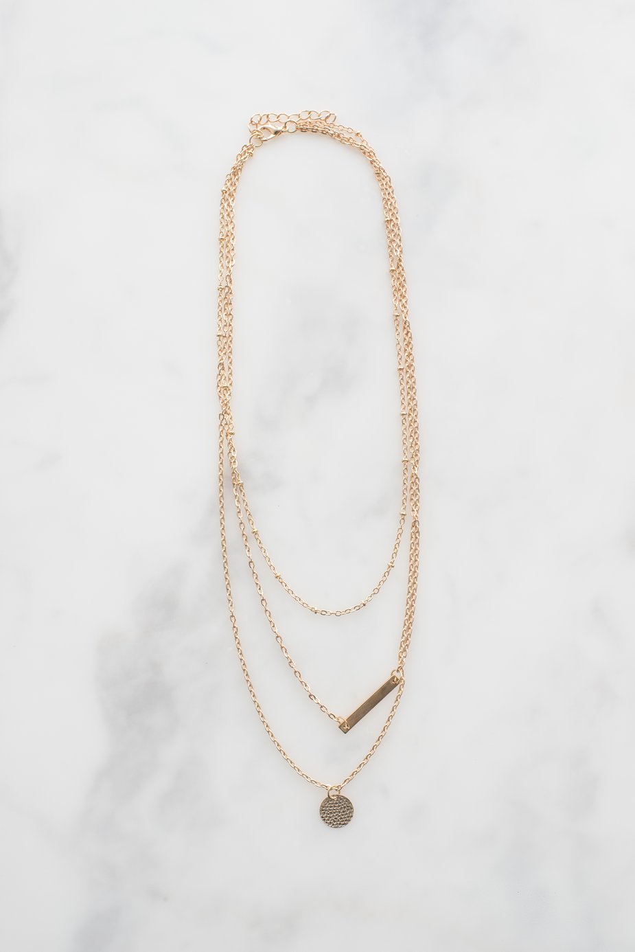Dainty Gold Necklace by dav store 2