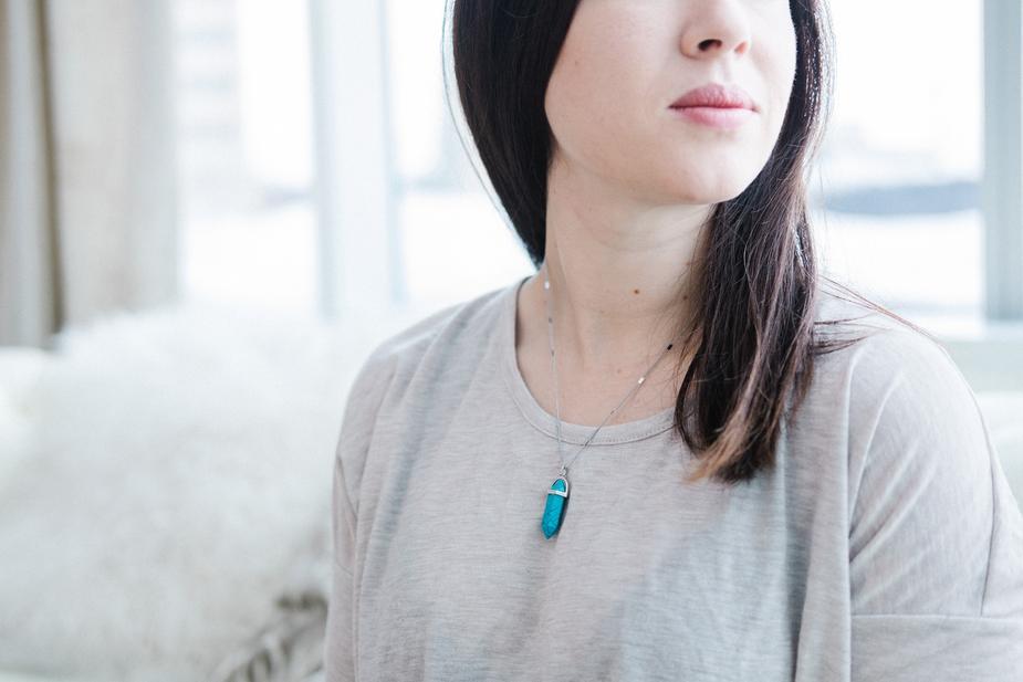 Gemstone Necklace by dav store